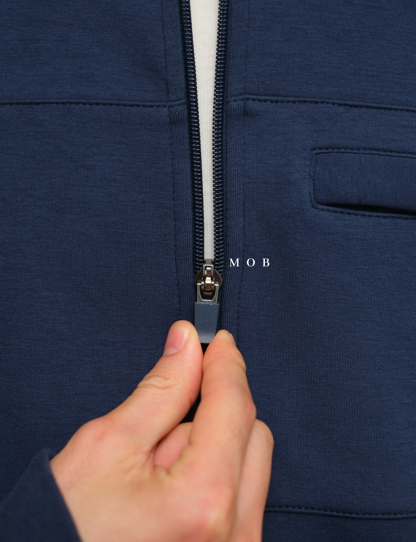 MODJ01001 Modern Pocket Bomber Jacket Navy