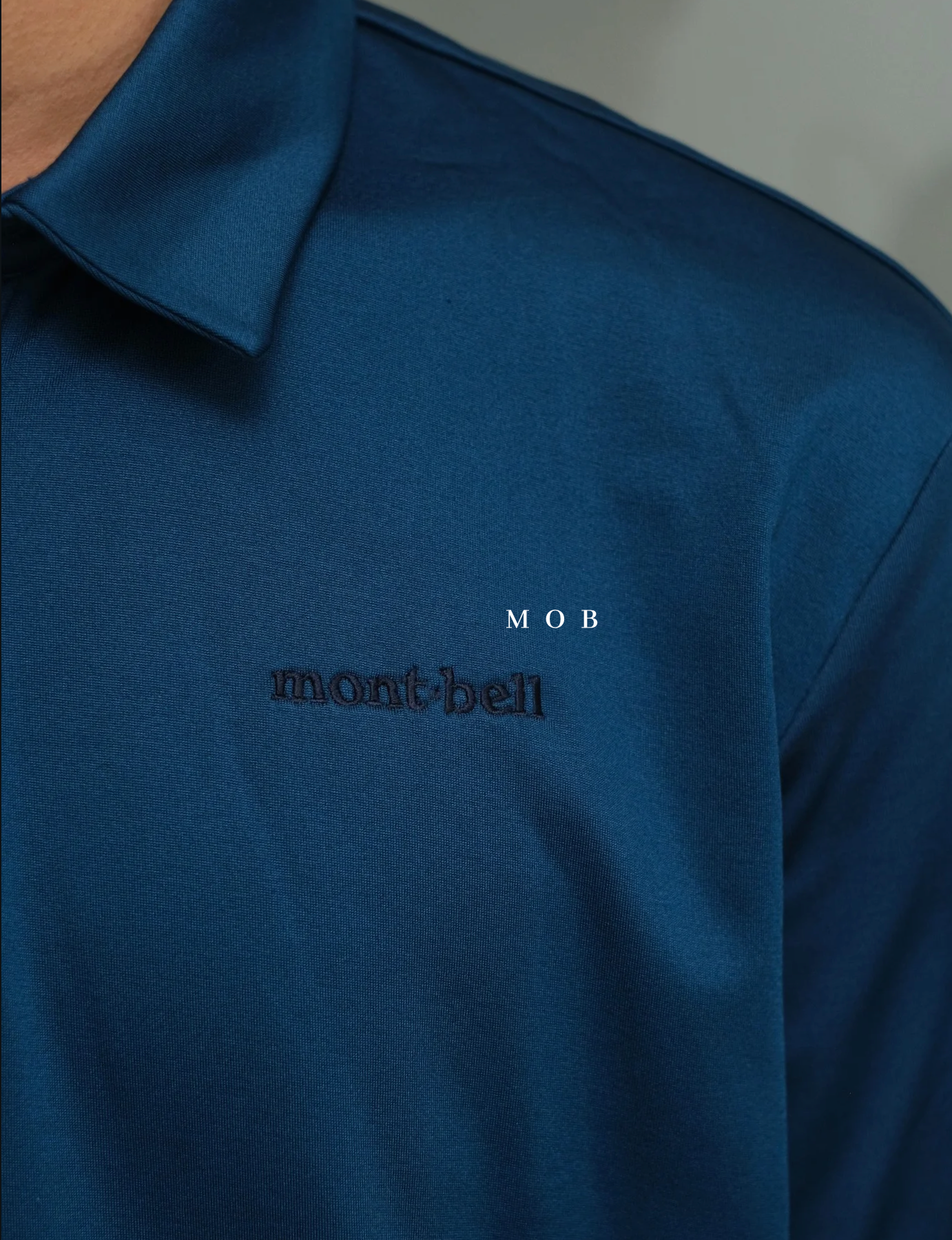 MBLPLS01003 List Placket Polo LS Teal Blue