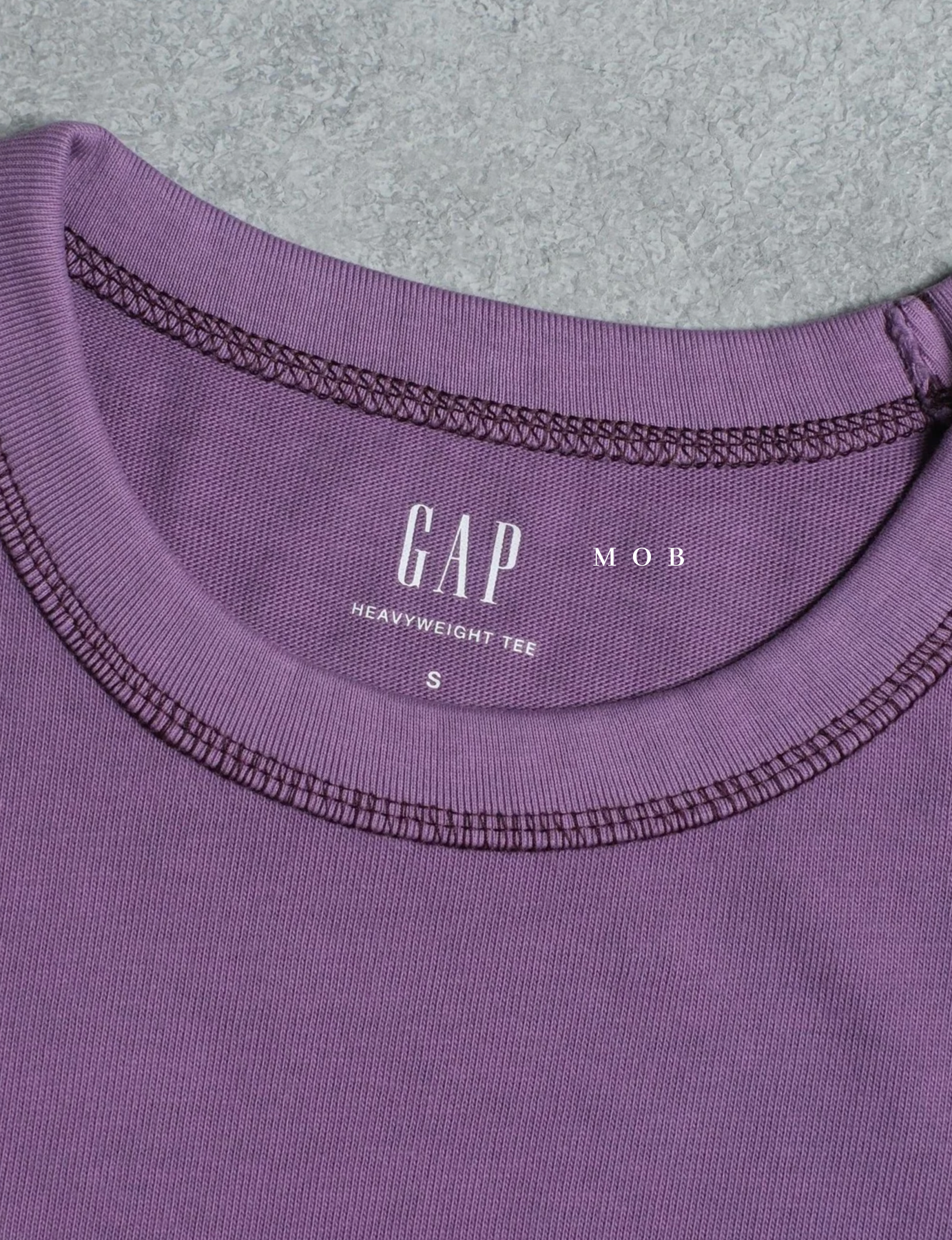 GPSST2201C Heavyweight Boxy Cropped SS Tee Purple