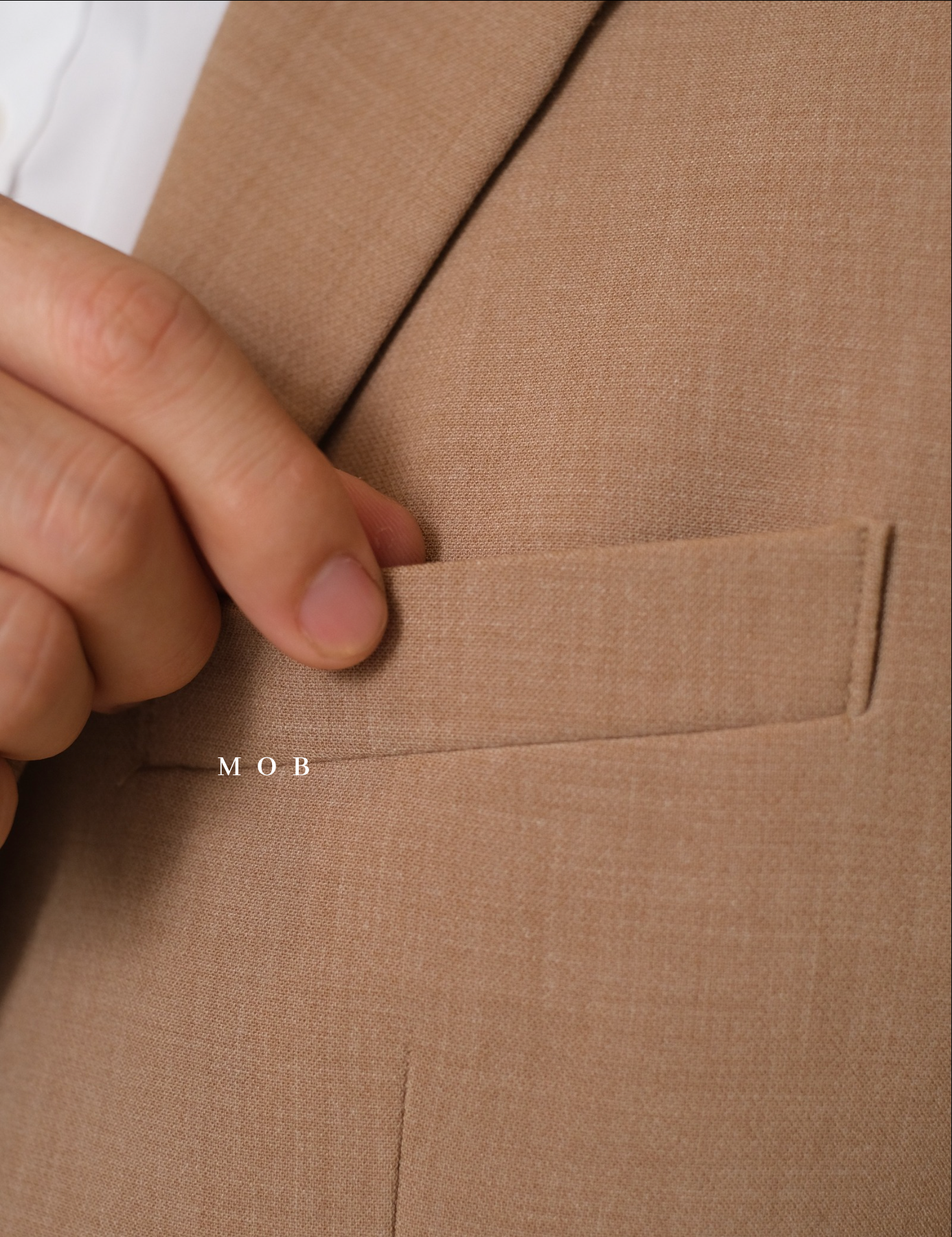 MSTBZ01001 Slim Fit Blazer Brown