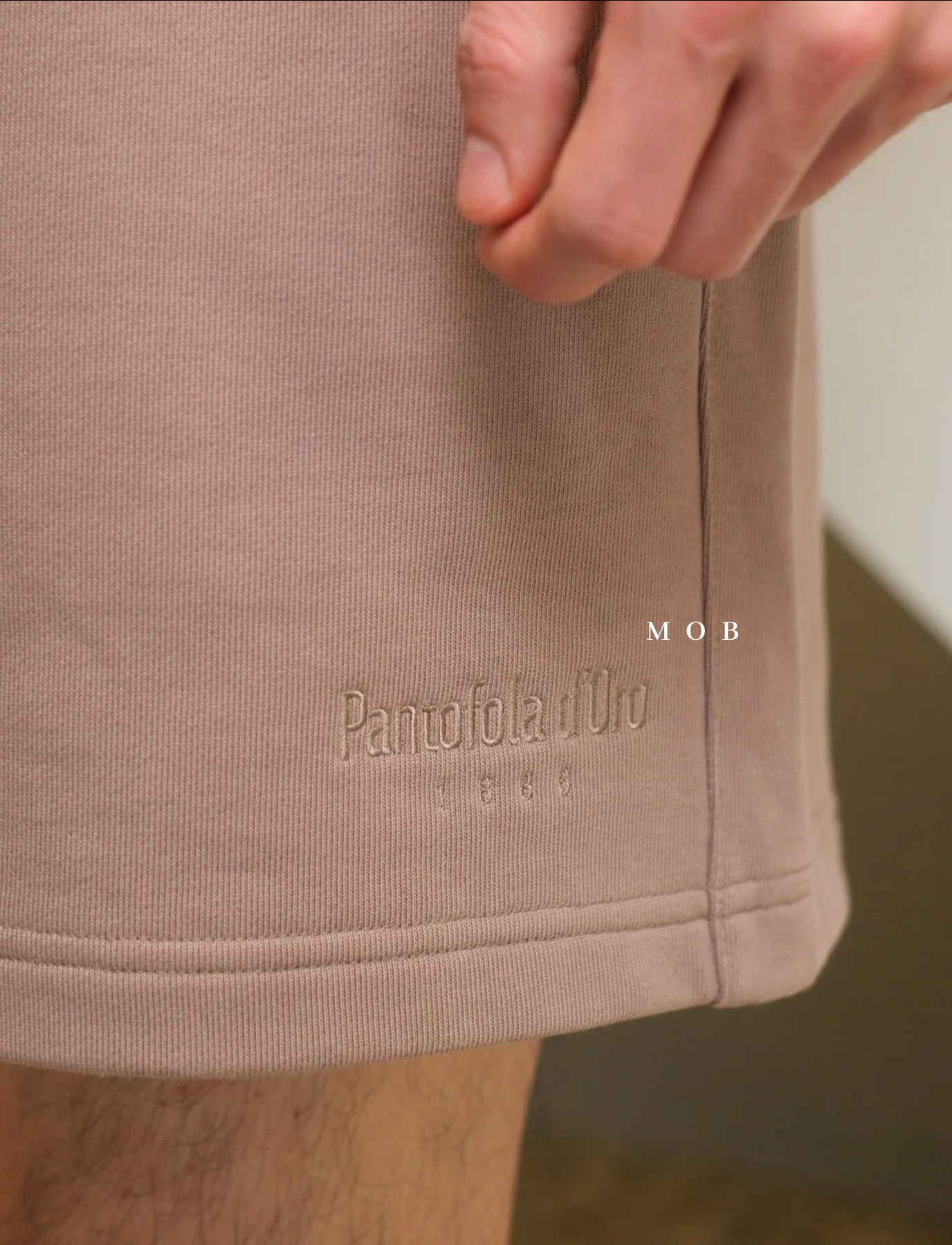 PTDSR01001G Basic Sweatshorts Brown