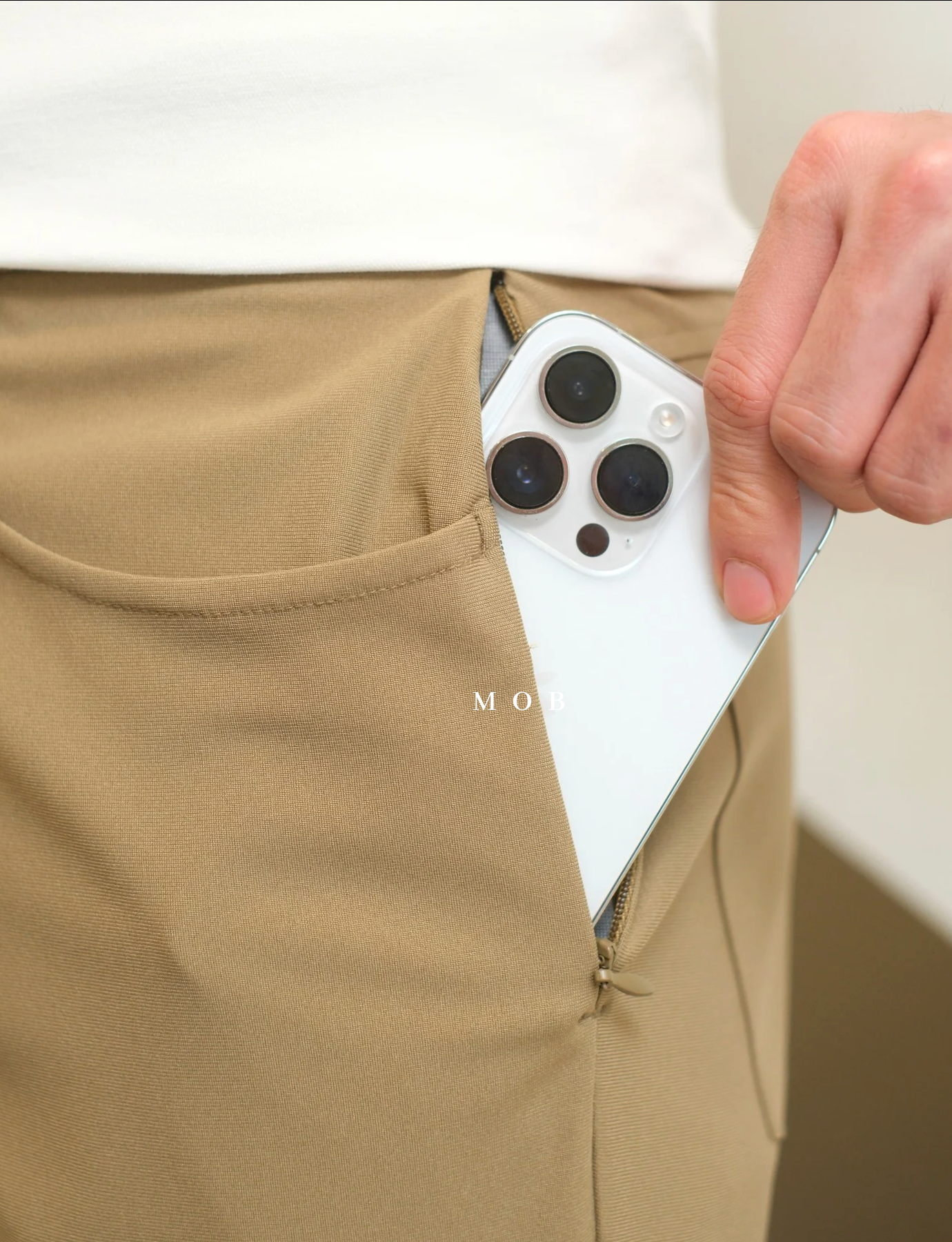 ONPT4501A Slim Tech Hybrid Pants Wood Brown