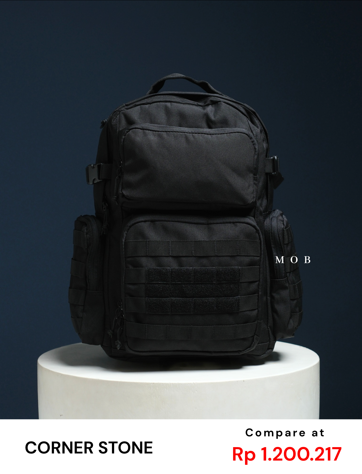 CSTBAG01001 Tactical Backpack Black