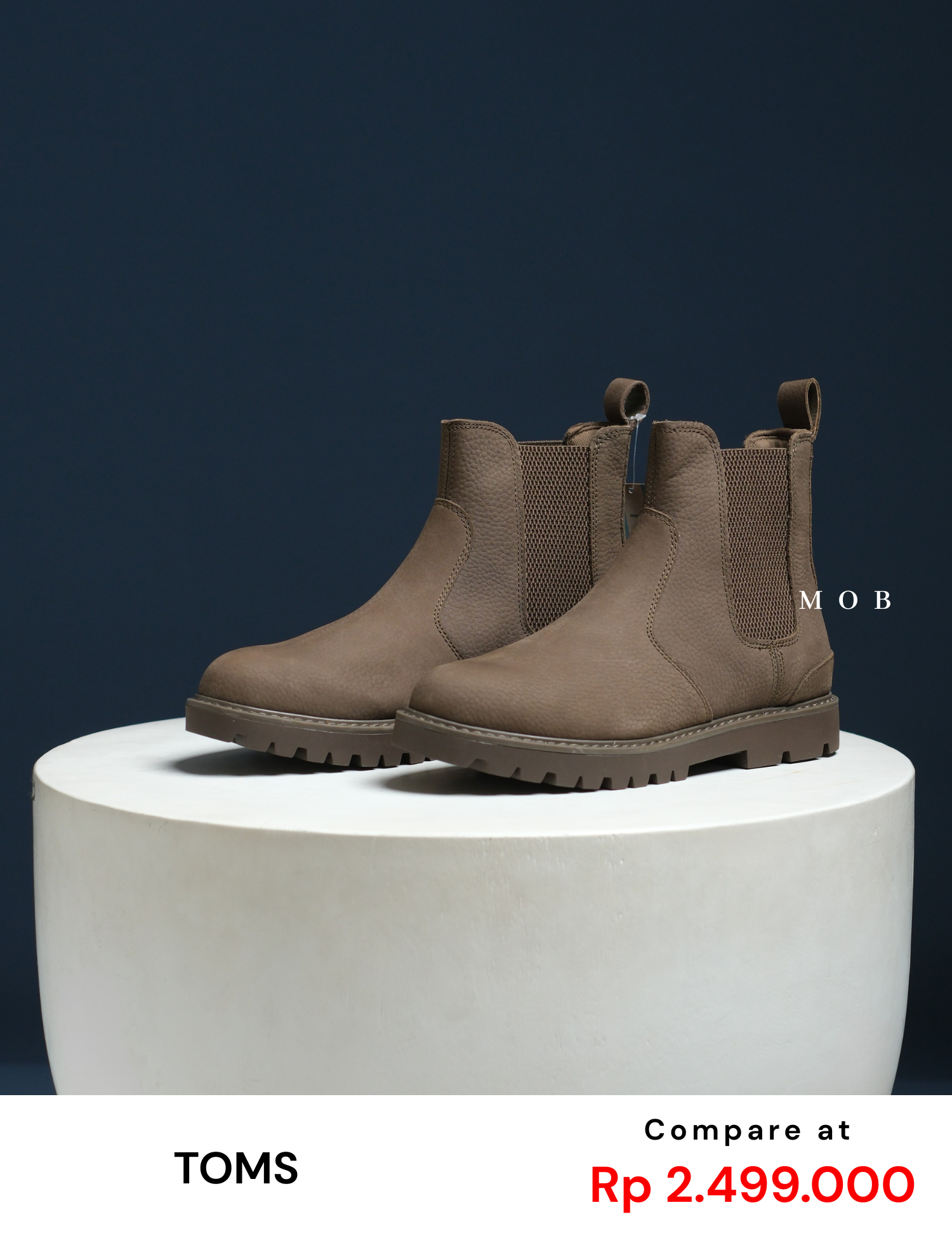 TMSSSH02002A Griffin Boot Shoes Canteen Leather