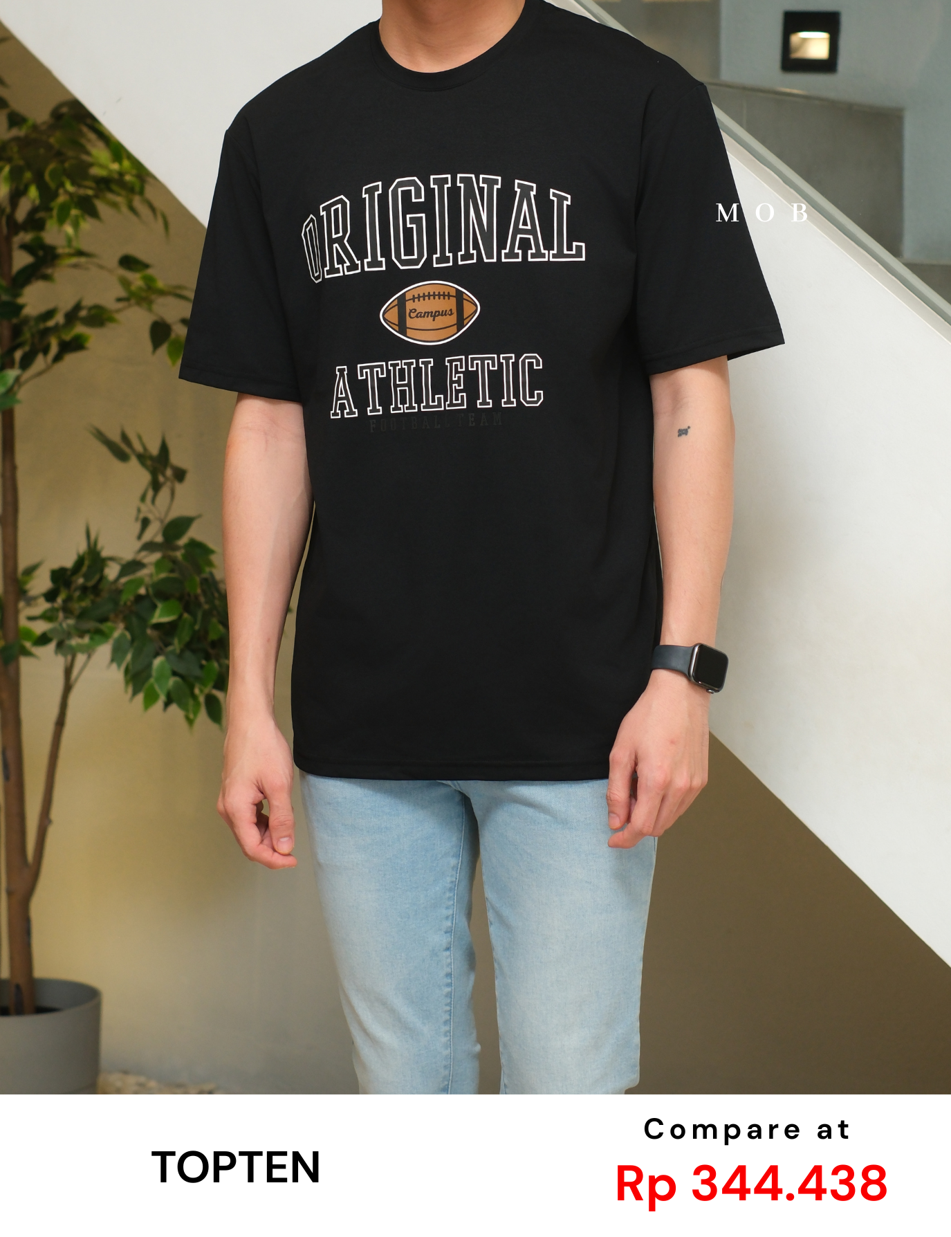 TOPSST02001A Balance Original Athletic SS Tee Black