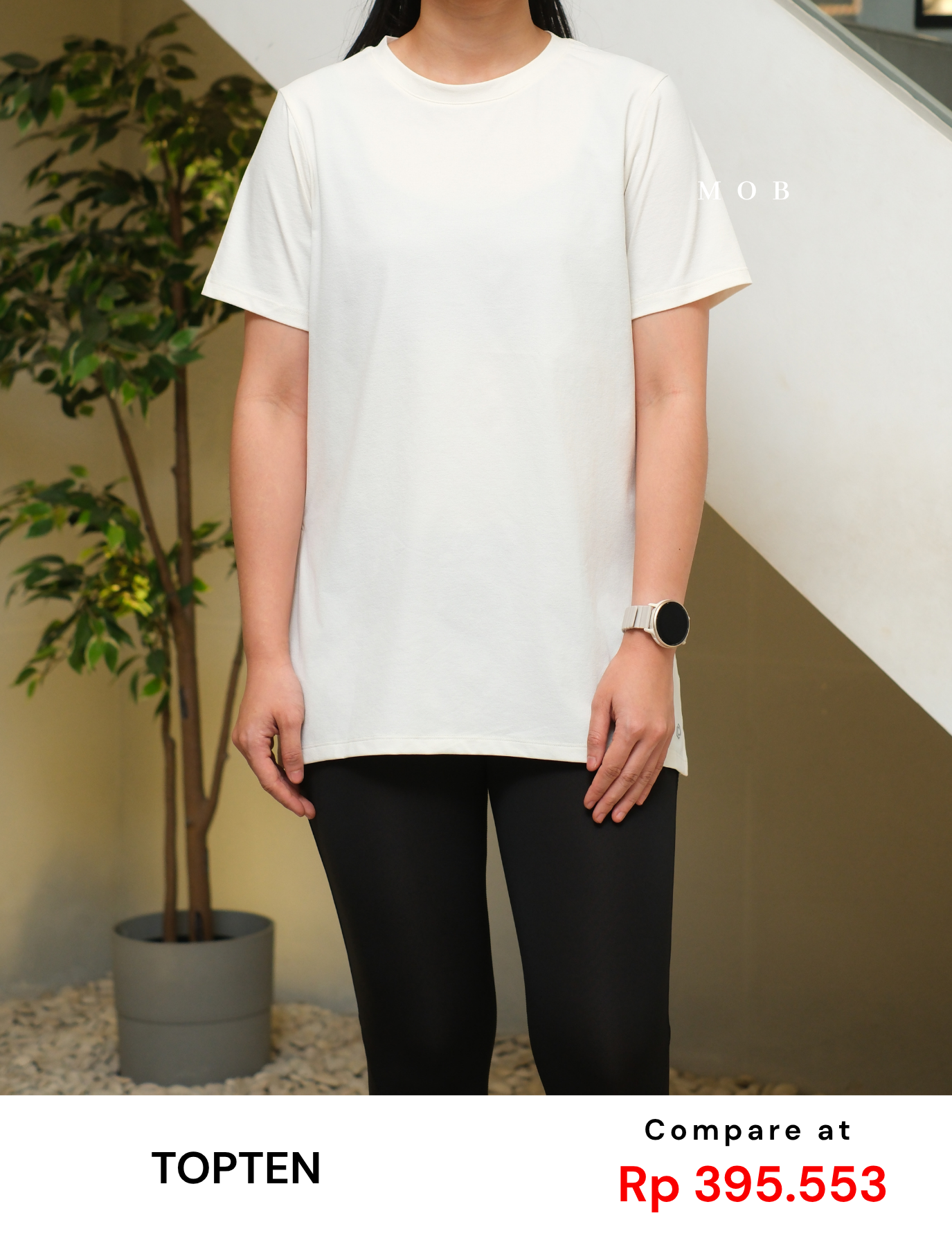 TOPSST03001B UV & Cooling Fit SS Tee White