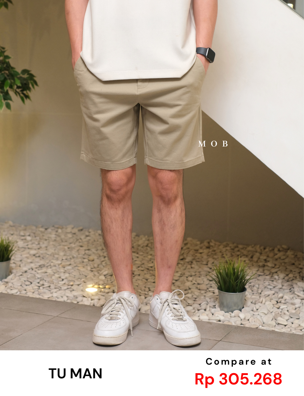 TUMSR01001 Chino Shortpants Khaki