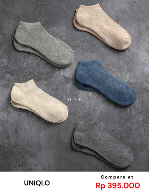 Image of UNQSO02010 Short Socks Type 10 (5 PASANG)