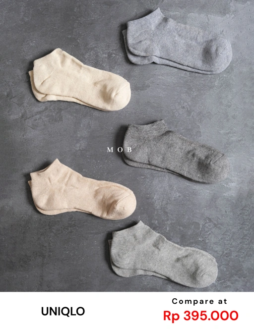 Image of UNQSO02047 Short Socks Type 47 (5 PASANG)