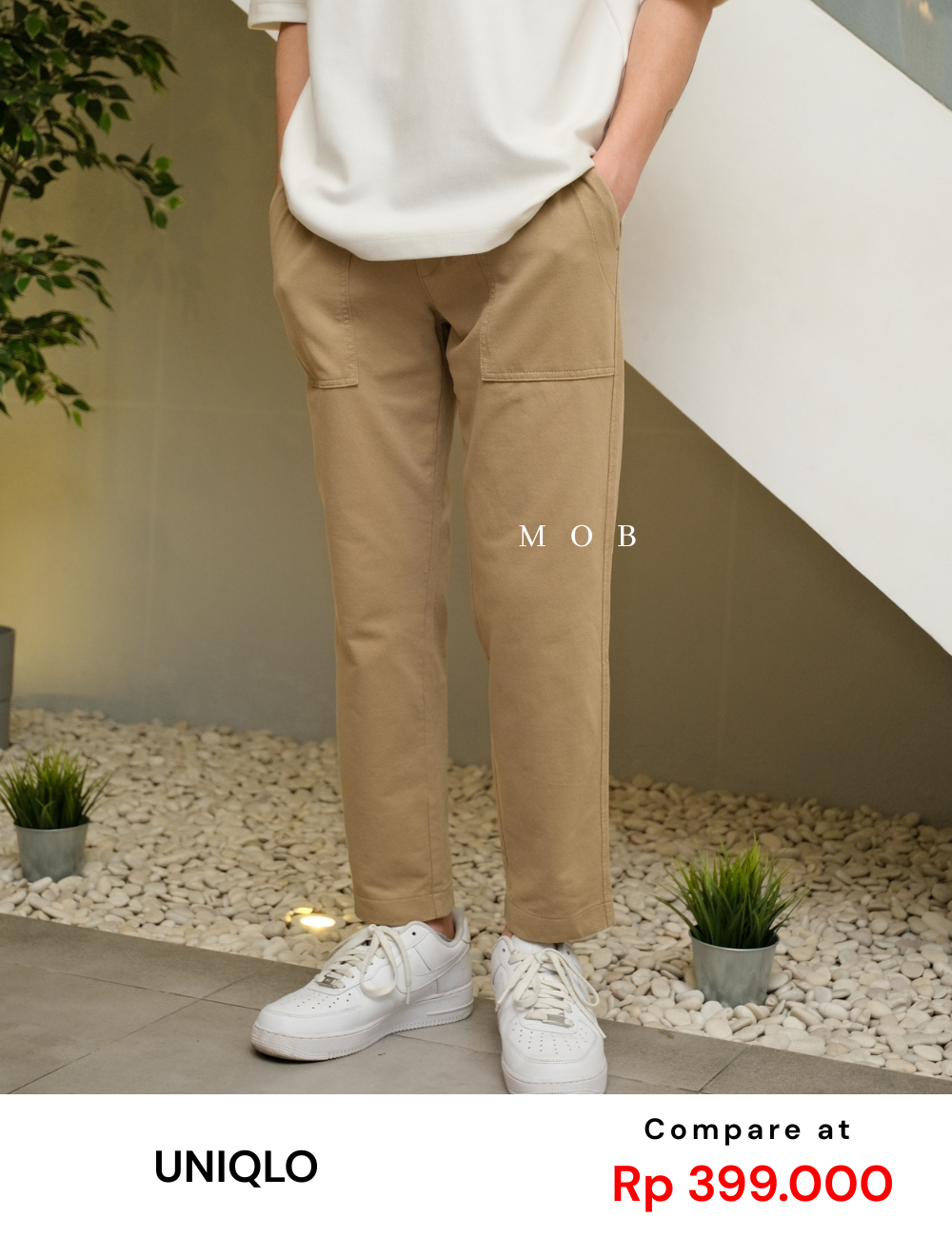 UNQPT1205E Ankle Pants DARK KHAKI