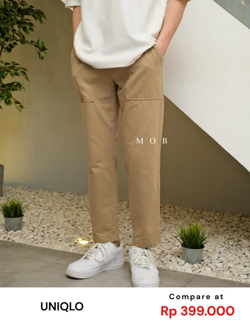 Image of UNQPT1205E Ankle Pants DARK KHAKI