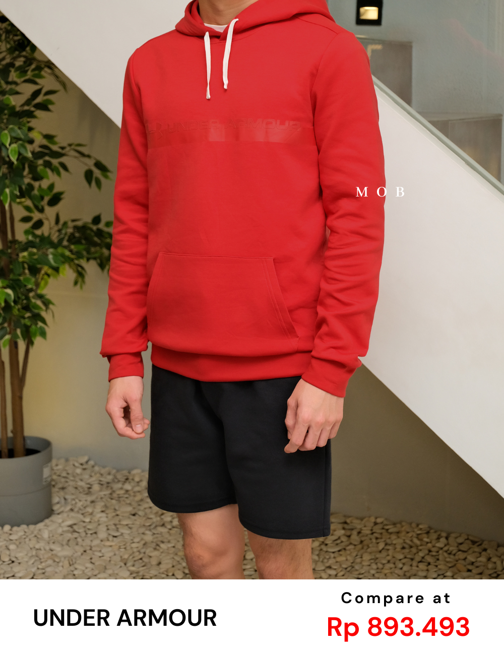 UAHOD01003 Unstoppable Hoodie Red