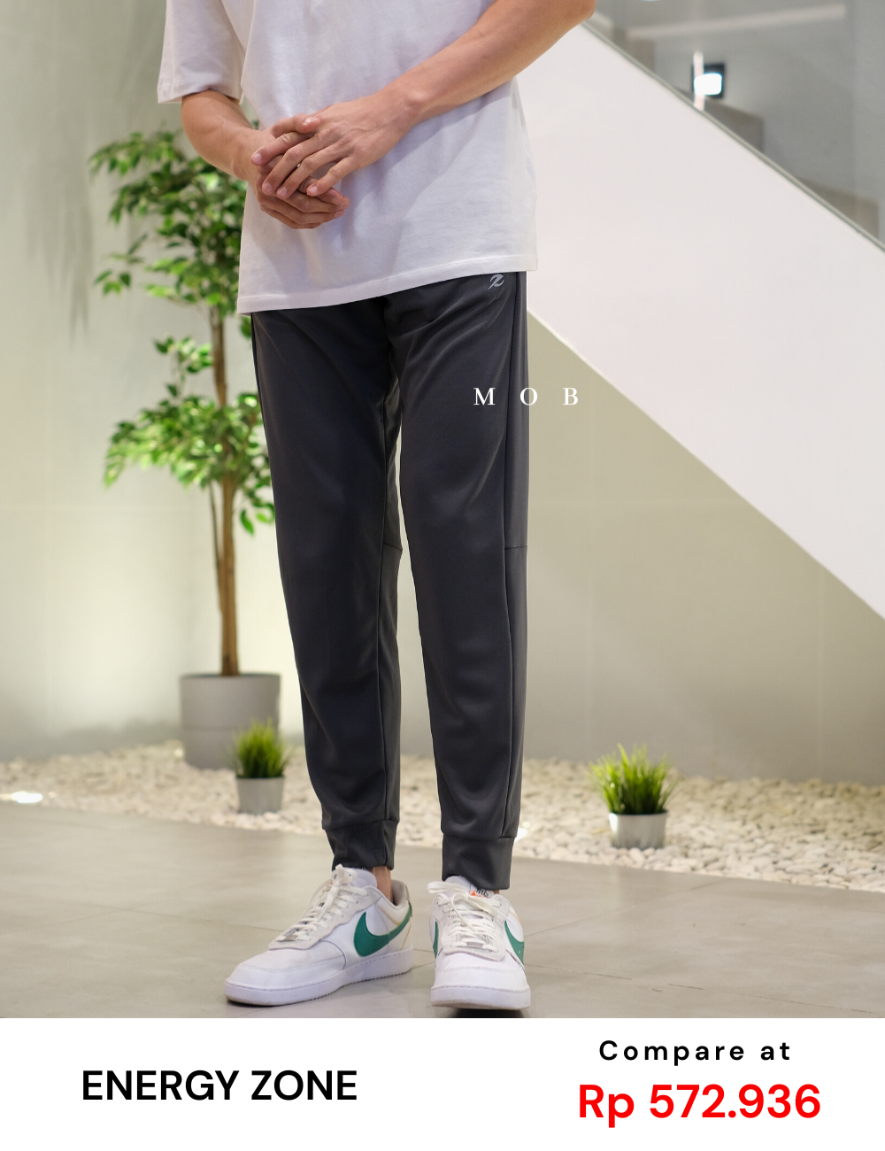 EZJP01005 Basic Grey Jogger
