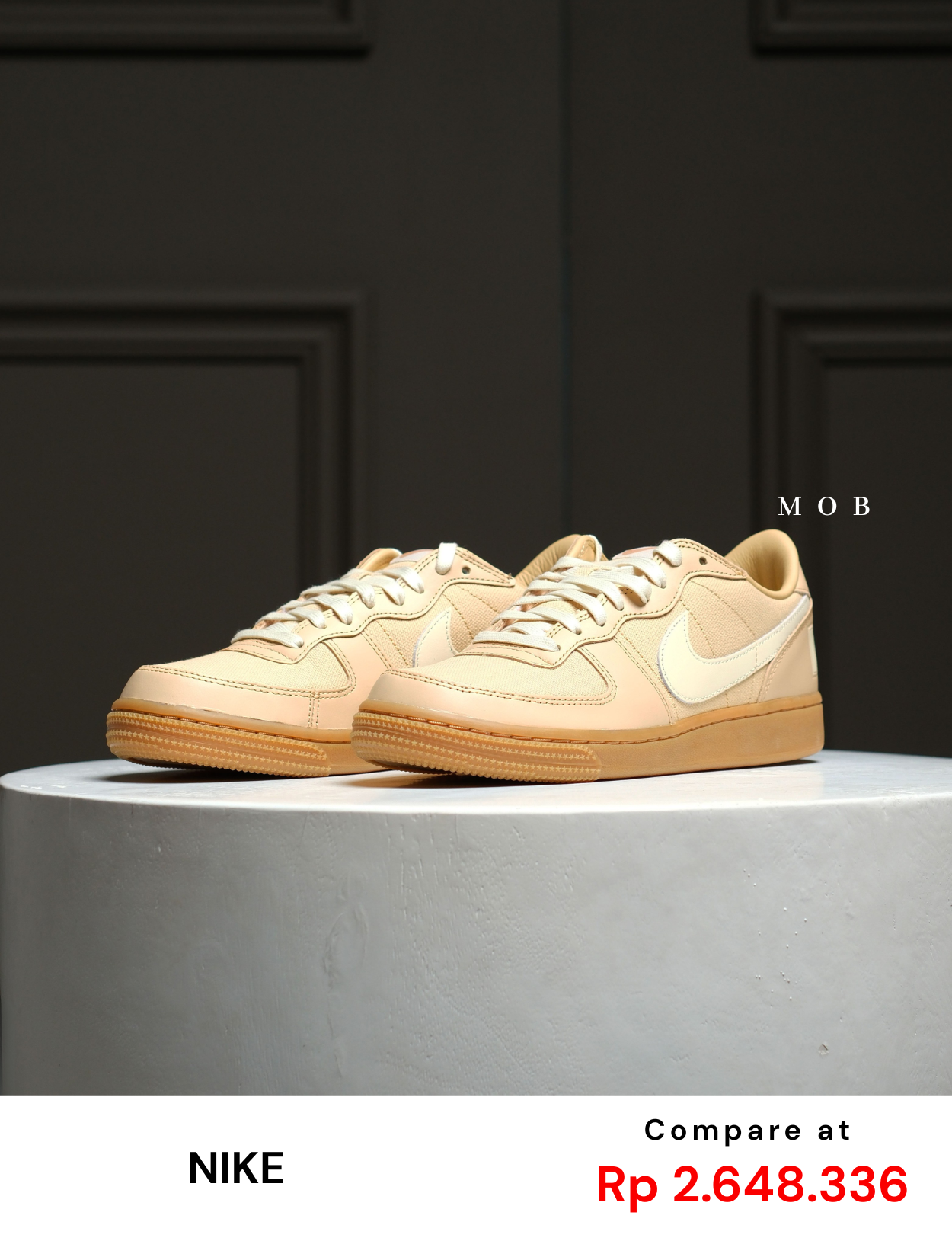 NKSSH03004 Terminator Low PRM Shoes Sesame Coconut Milk