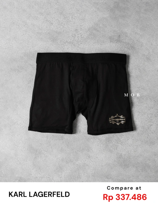KRLB01026 Paris Luxury Basic Boxer Black (M ONLY)