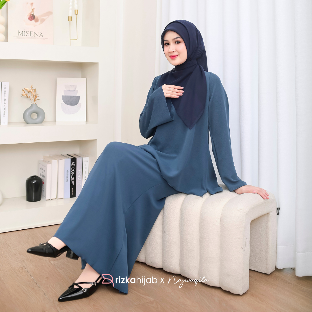 Rizka Hijab x Najwaqila - Najwa Set Paris Premium