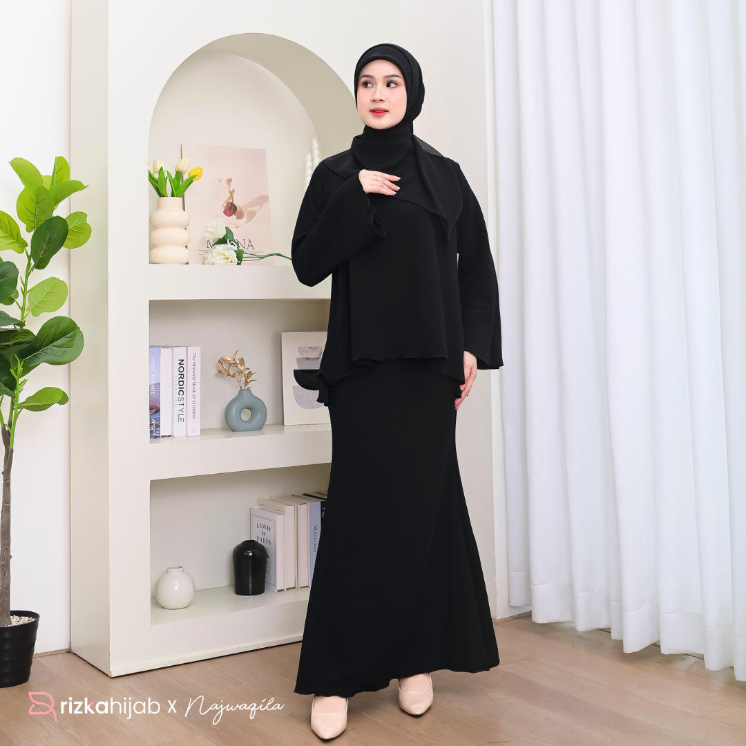 Rizka Hijab x Najwaqila - Najwa Set Paris Premium