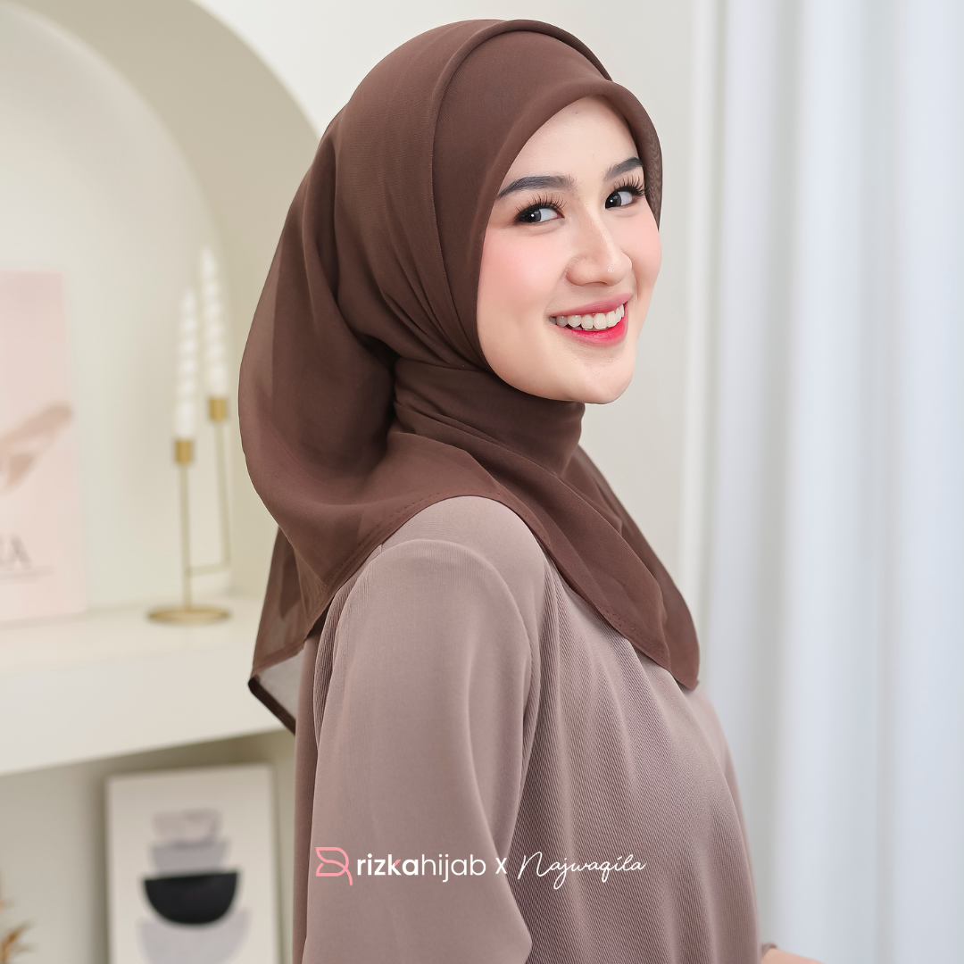 Rizka Hijab - Square Paris & Polly Cotton