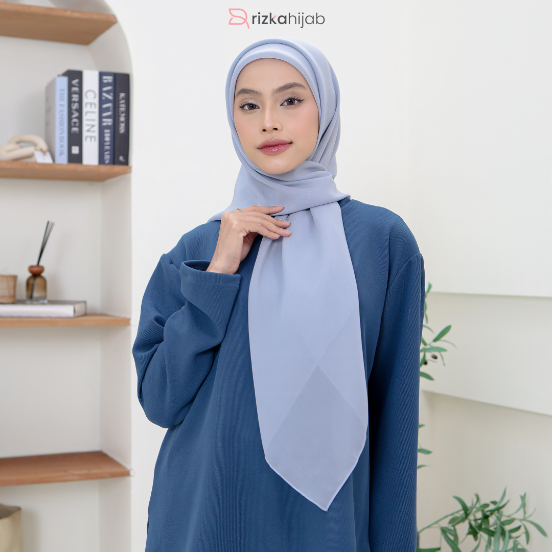 Rizka Hijab - Square Paris & Polly Cotton