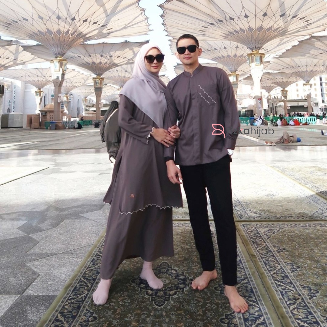 RIZKA HIJAB - Medina Series Koko Pria Lengan Panjang Premium Bordir
