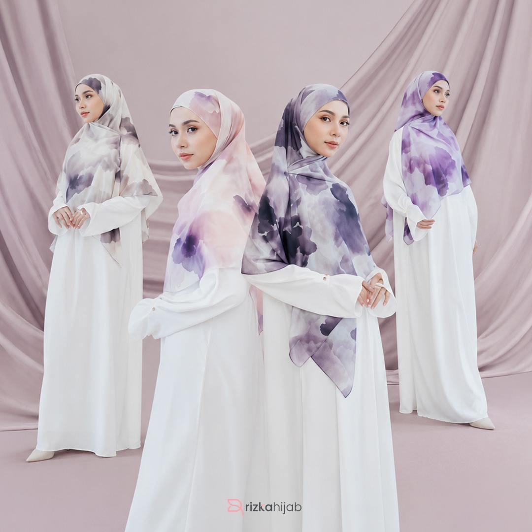 Rizka Hijab - Jasmine Khiban French Square
