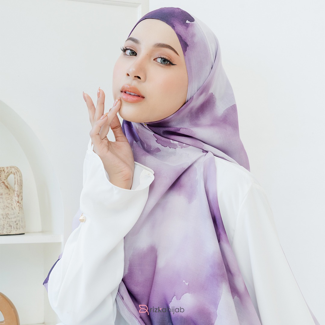 Rizka Hijab - Jasmine Khiban French Square