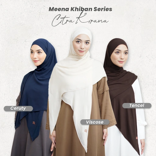 Rizka Hijab x Citra Kirana - Meena Khiban & Jasmine French Square