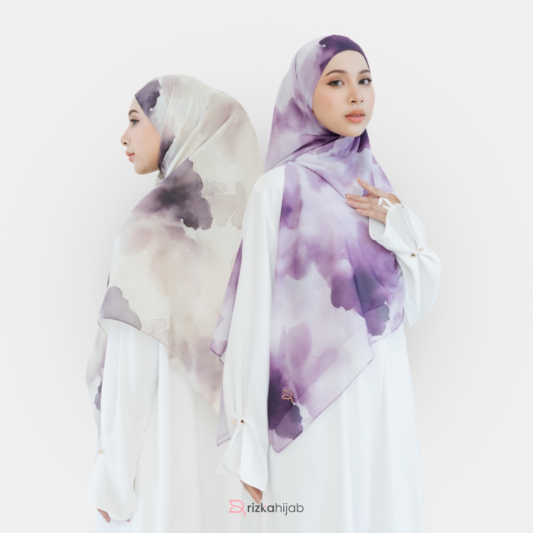 Rizka Hijab - Jasmine Khiban French Square
