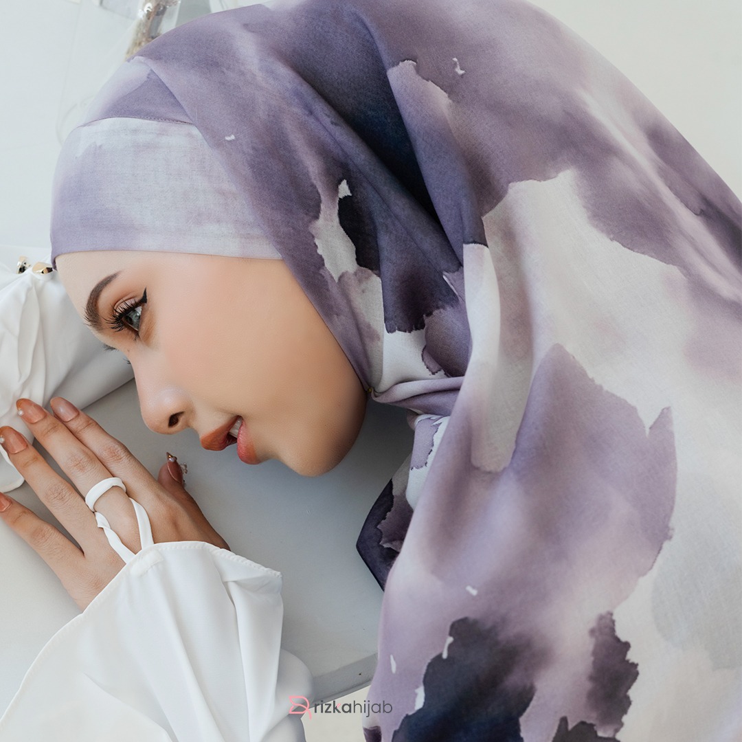 Rizka Hijab - Jasmine Khiban French Square