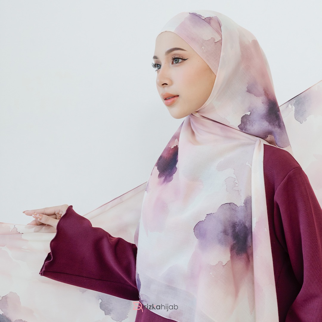 Rizka Hijab - Jasmine Khiban French Square