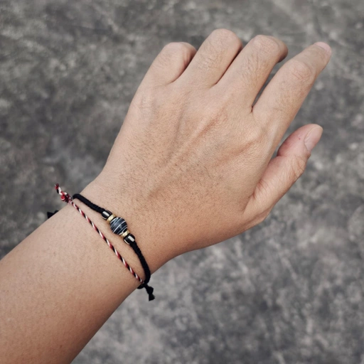 Image of Gelang Rawat Bhumi Ireng Recycled Plastic Glass 25.04.031 Semoetketjil