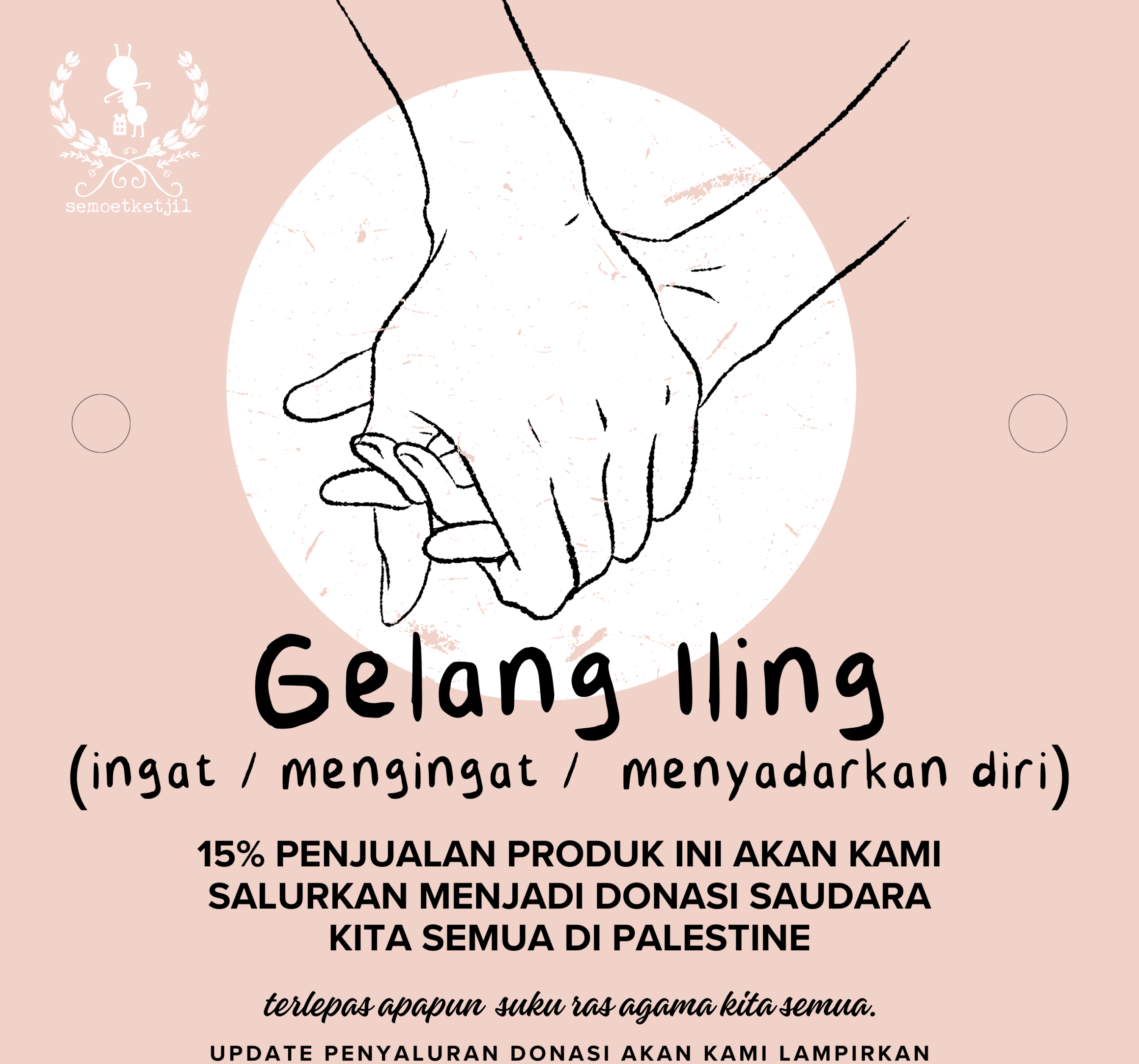 Gelang iling Donasi Kebebasan Semangka Rudraksha 99.23.79 Semoetketjil