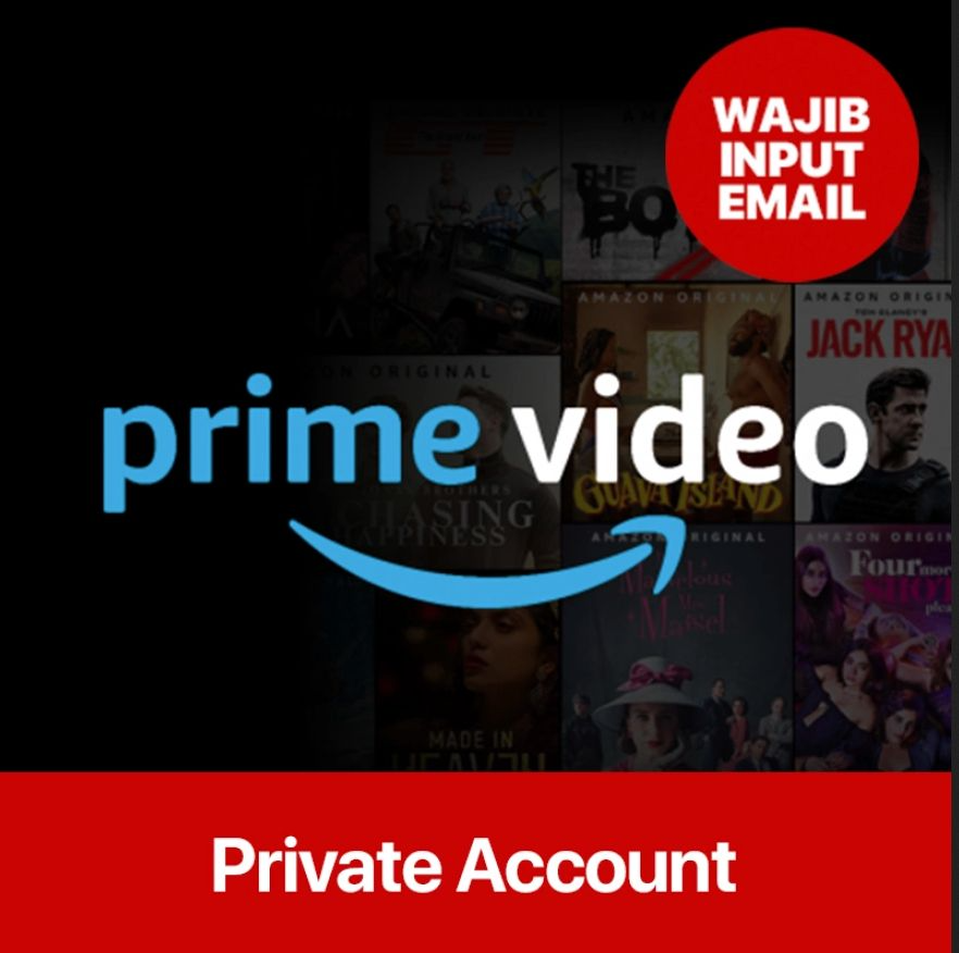 Amazon Prime Video Private Account for 1 Month