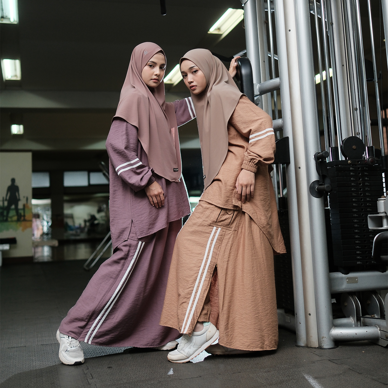 ROKUROKU.ID | ESME SPORTY - Setelan Olahraga Wanita Muslimah Syar'i Premium Sporty Set Terbaru
