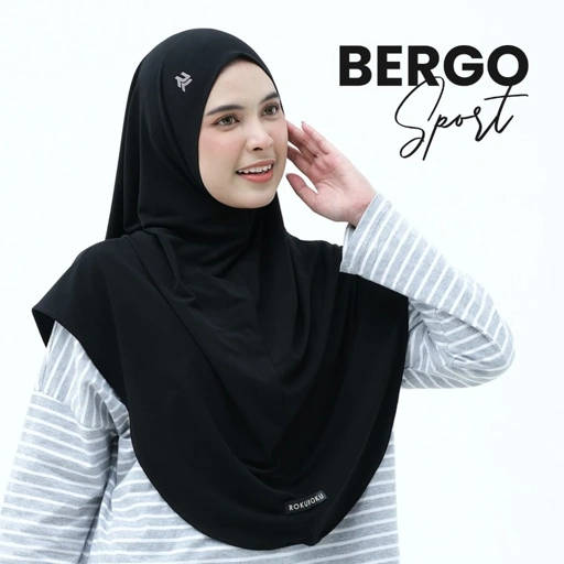 Image of ROKUROKU.ID | Khimar Instant Flair Bergo Sporty