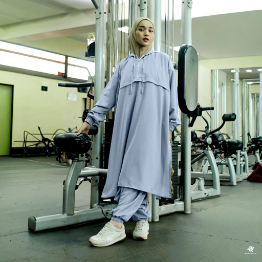 Image of ROKUROKU.ID | Setelan Olahraga Muslimah Millie Sport Set All Size