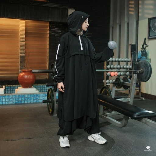 Image of ROKUROKU.ID | Setelan Olahraga Muslimah Millie Sport Set All Size