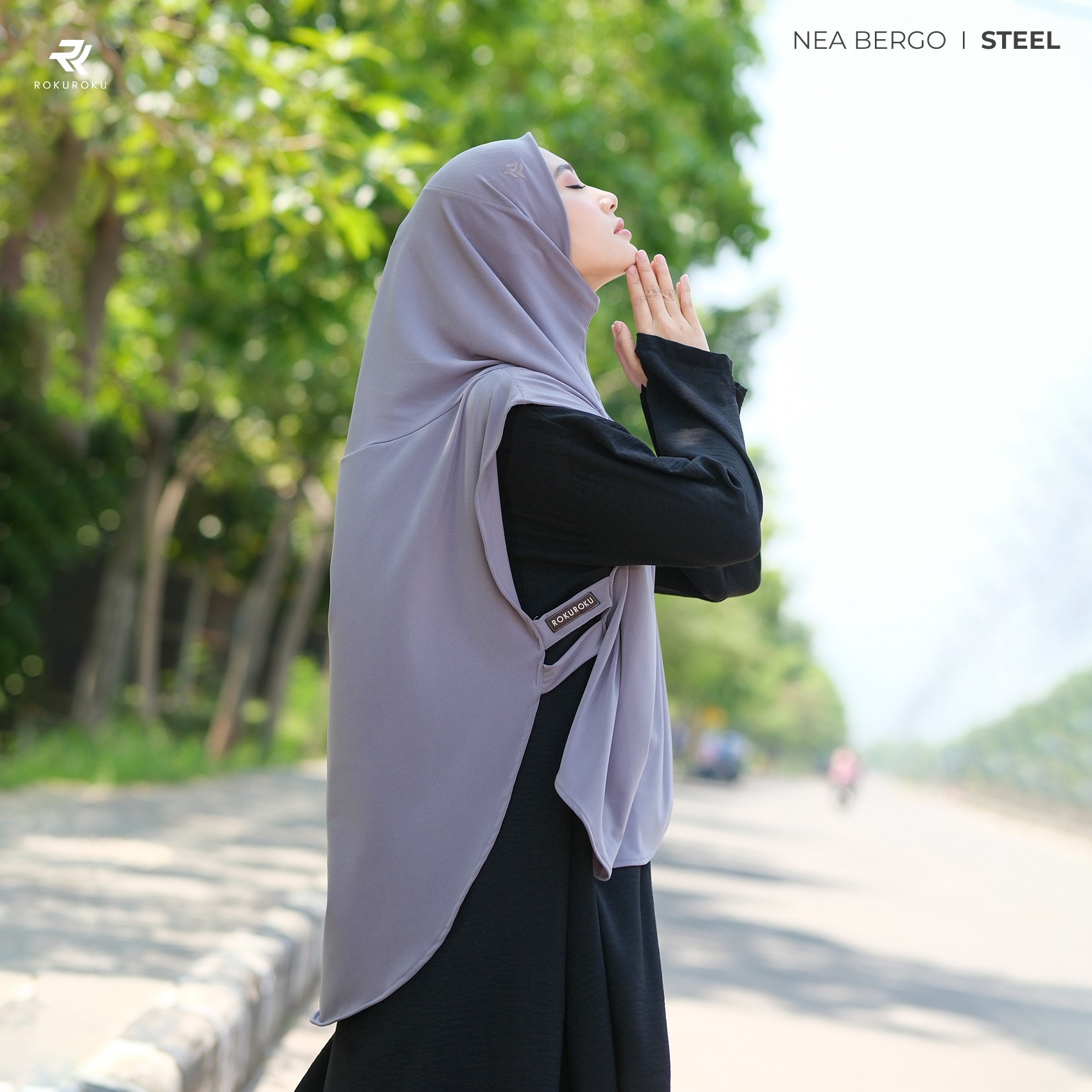 ROKUROKU.ID | Nea Bergo - Khimar Instan Sporty