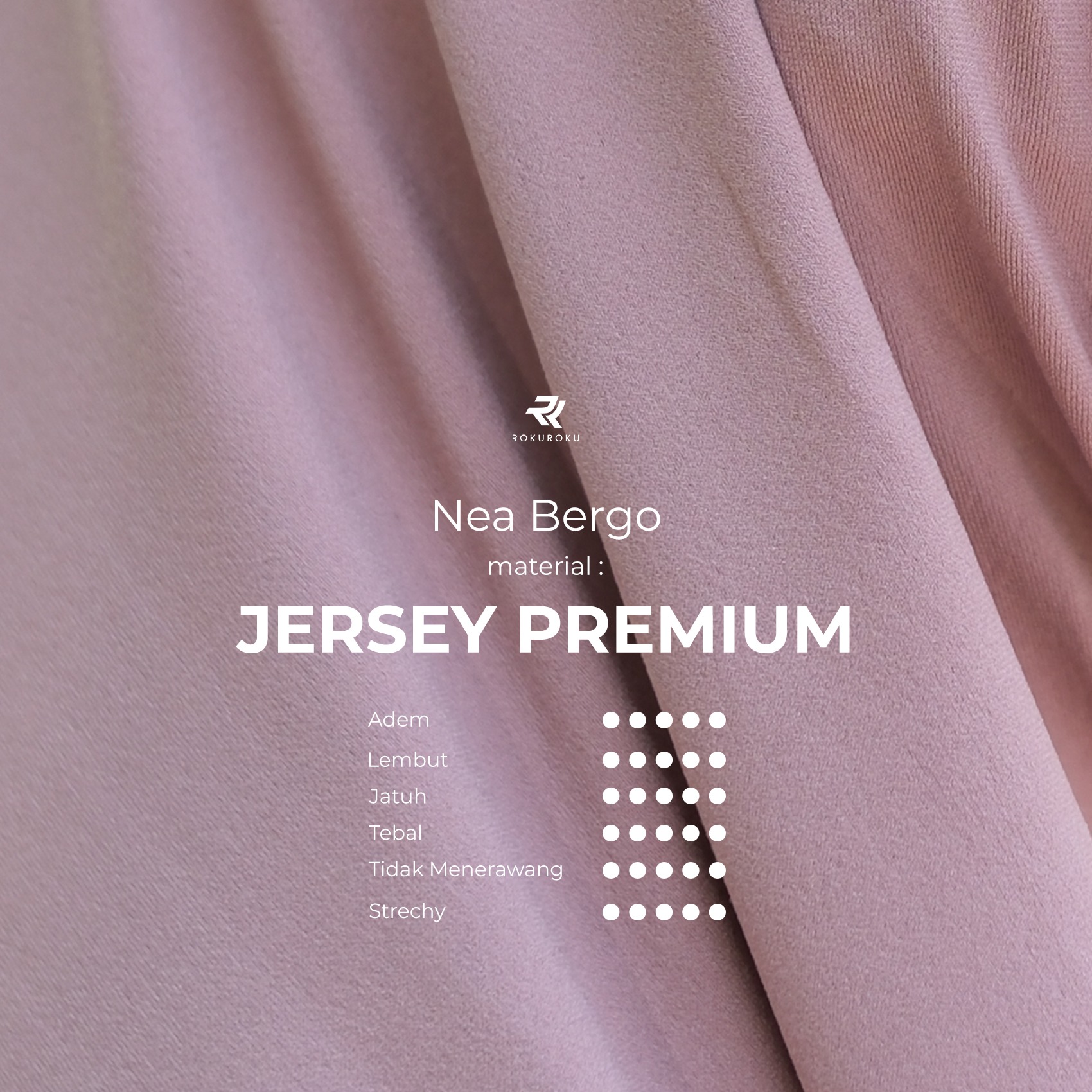 ROKUROKU.ID | Nea Bergo - Khimar Instan Sporty