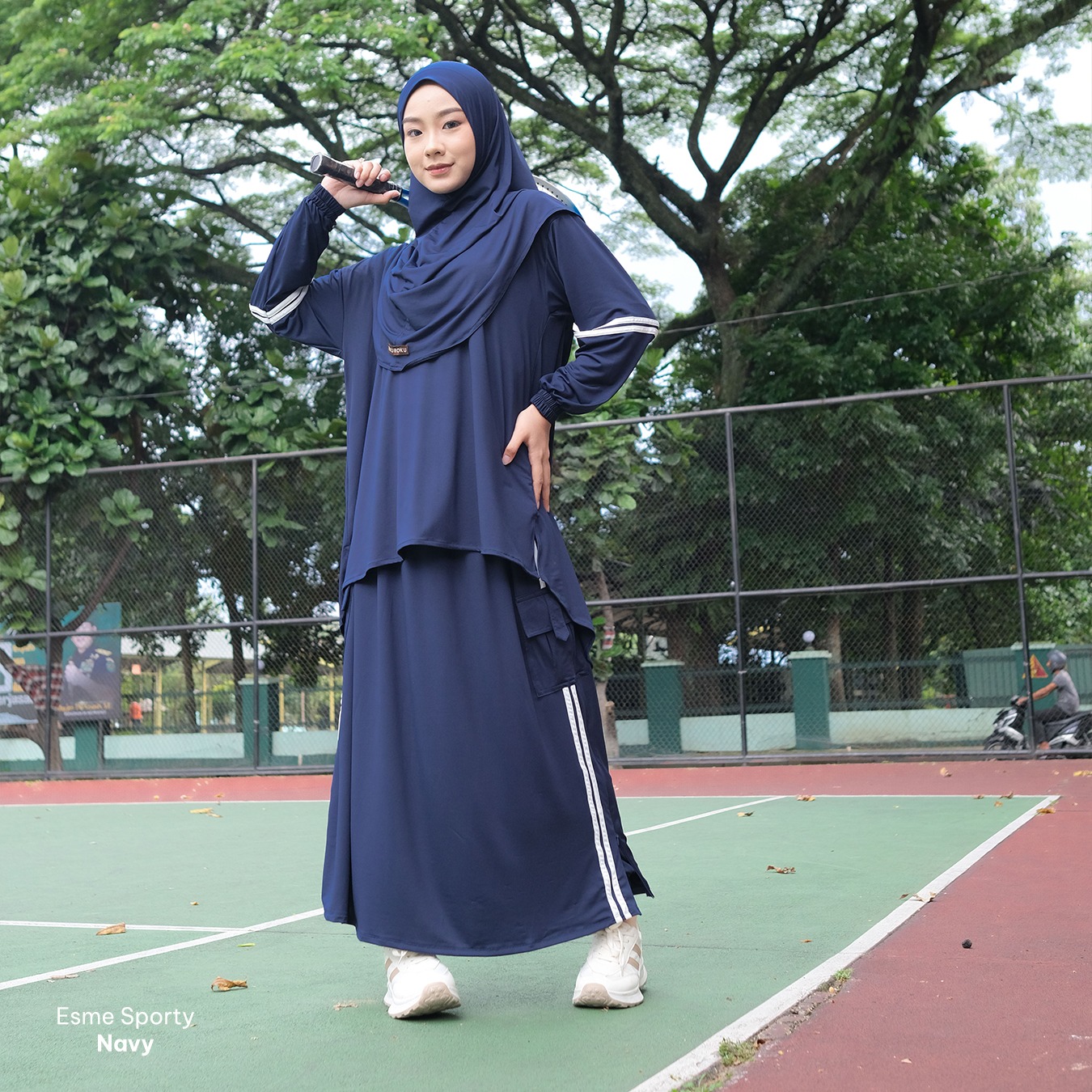 ROKUROKU.ID | ESME SPORTY - Setelan Olahraga Wanita Muslimah Syar'i Premium Sporty Set Terbaru