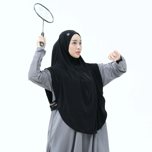 Image of ROKUROKU.ID | Nea Bergo - Khimar Instan Sporty