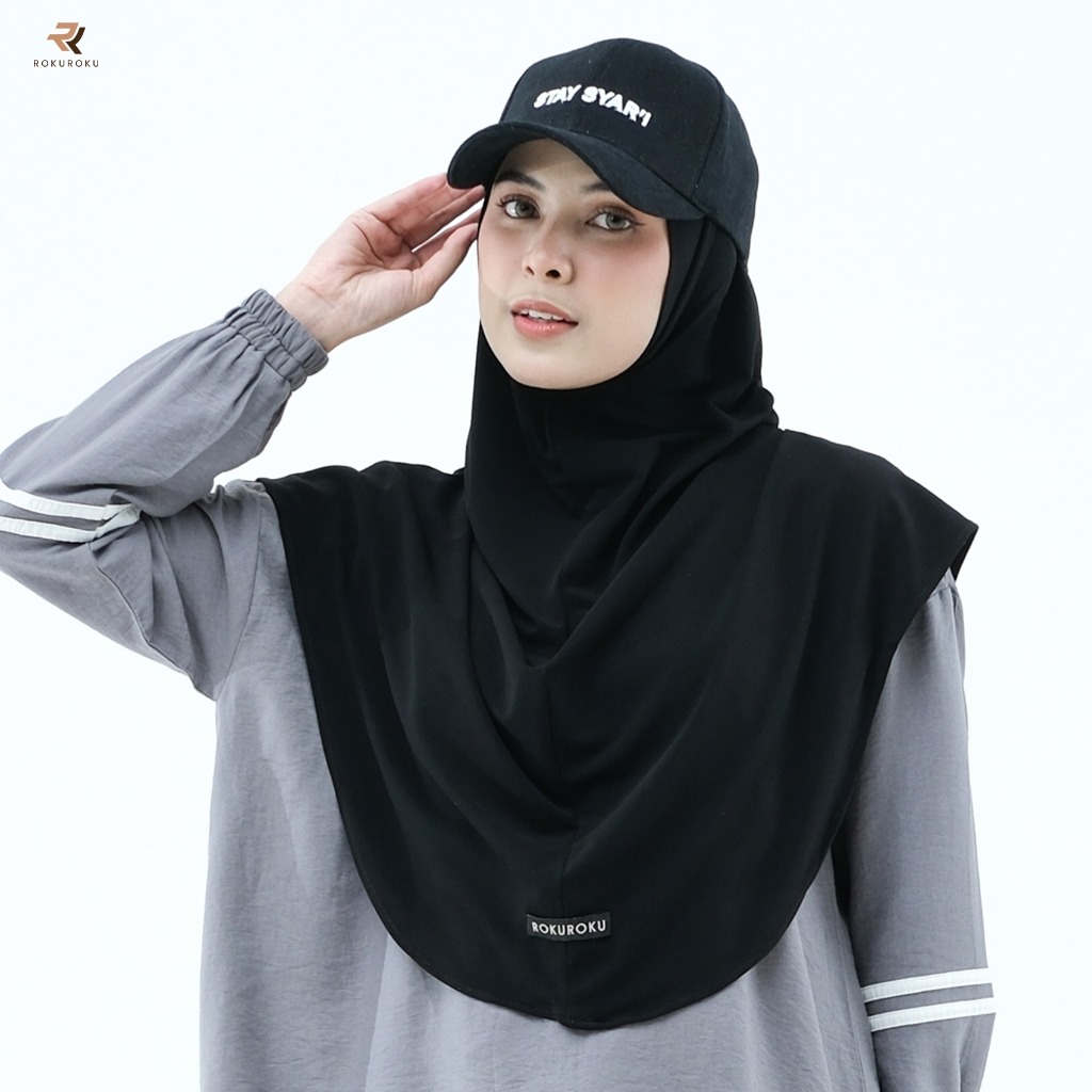 ROKUROKU.ID | Sport Hat - Topi Olahraga Sporty Cap Stay Syari Muslimah