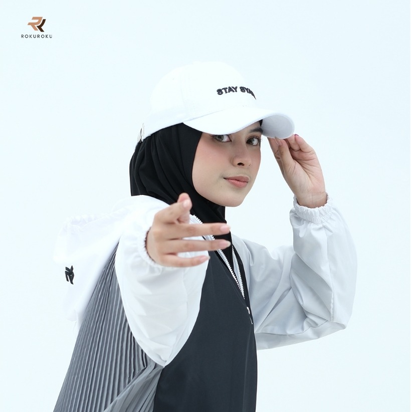 ROKUROKU.ID | Sport Hat - Topi Olahraga Sporty Cap Stay Syari Muslimah