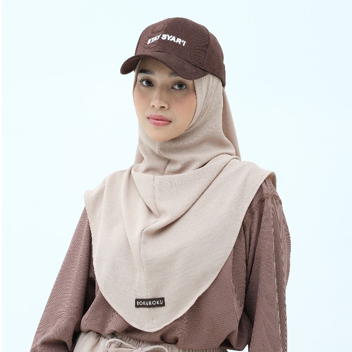 ROKUROKU.ID | Sport Hat - Topi Olahraga Sporty Cap Stay Syari Muslimah