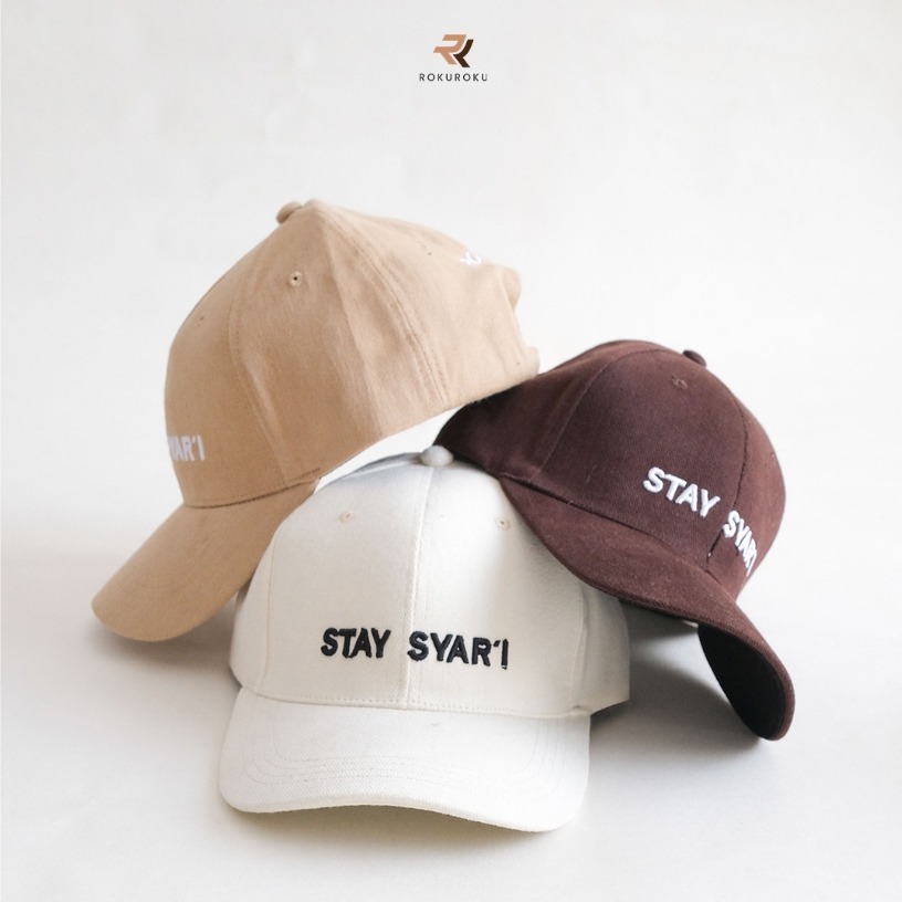 ROKUROKU.ID | Sport Hat - Topi Olahraga Sporty Cap Stay Syari Muslimah