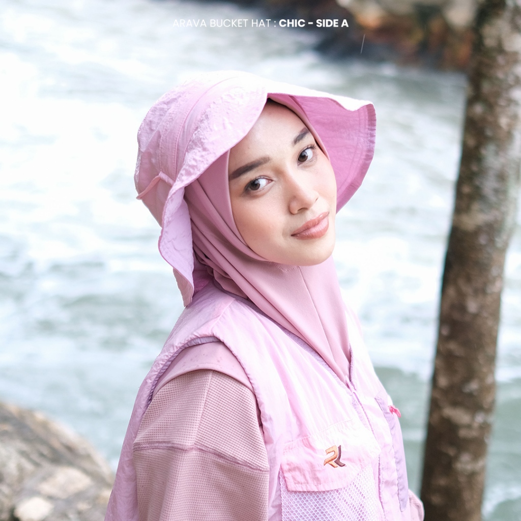 ROKUROKU.ID | Arava Bucket Hat - Topi Rimba Outdoor Gunung Parasut Waterproof 2 in 1 Multifungsi