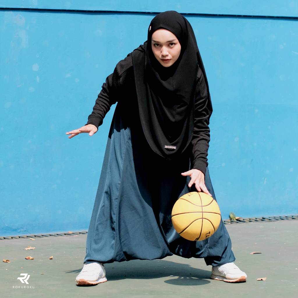 ROKUROKU.ID | Sirwal - Rok Celana Olahraga Wanita Muslimah Jumbo Syari Premium Sporty All Size