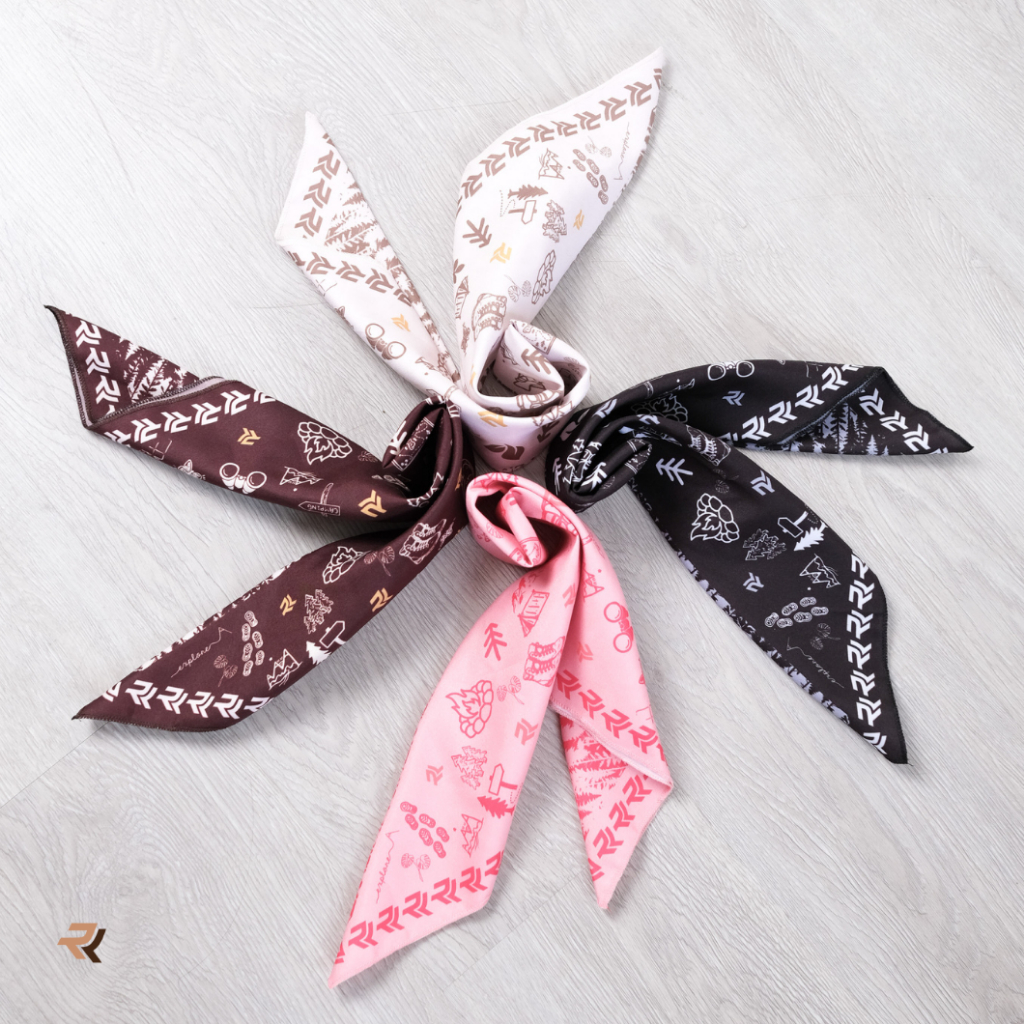 ROKUROKU.ID | Signature Slayer Bandana Segi Empat 2 in 1 Pattern Syal Neck Scarf Casual Outdoor Premium