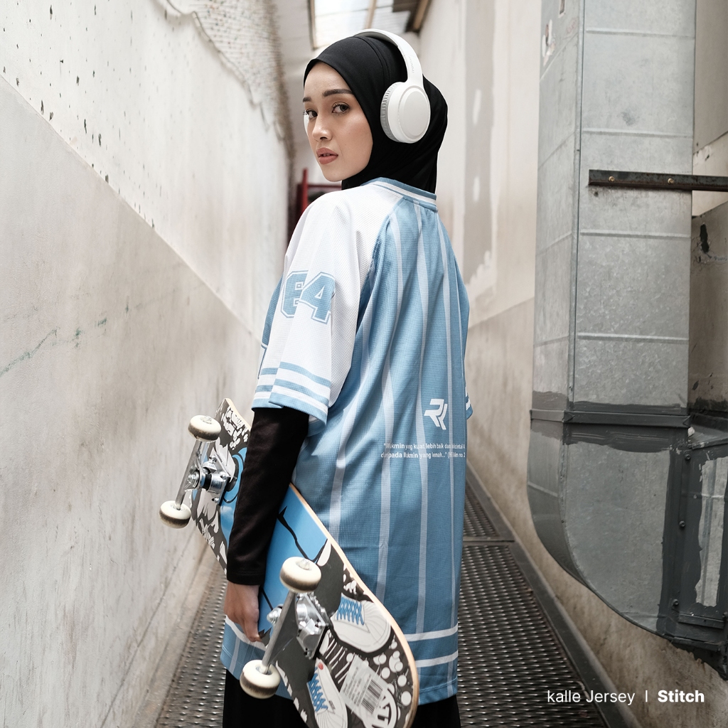 ROKUROKU.ID | Kalle Sporty - Kaos Jersey DriFit Lengan Panjang Pendek Basket Premium