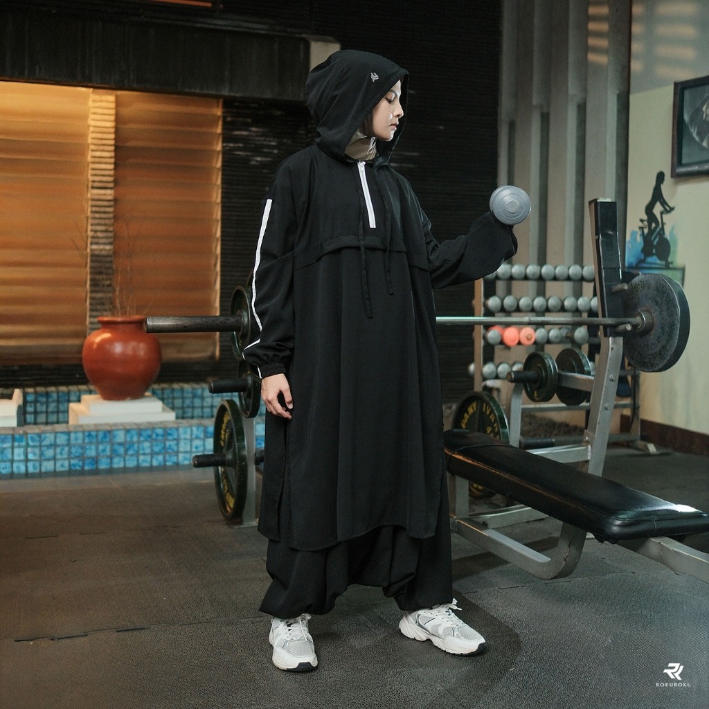 ROKUROKU.ID | Setelan Olahraga Muslimah Millie Sport Set All Size